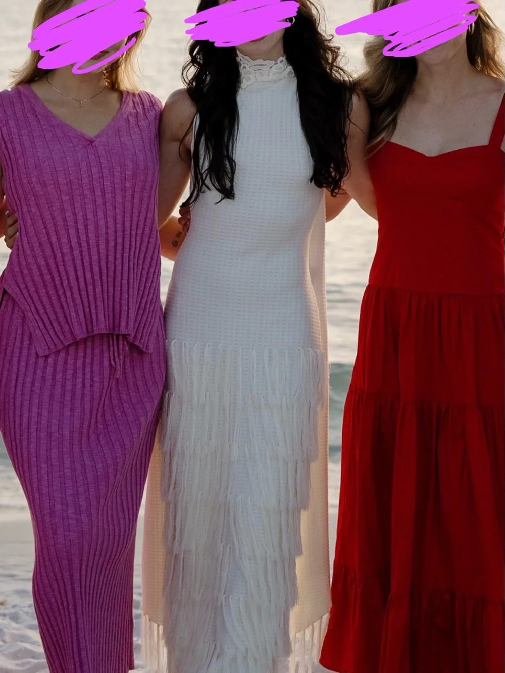 Phoebe Ivory Maxi Fringe Dress XS - Picture 3 of 6